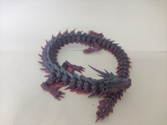 Esnek Spiral Ejderha Figürü – 3D Baskı Dekoratif Model